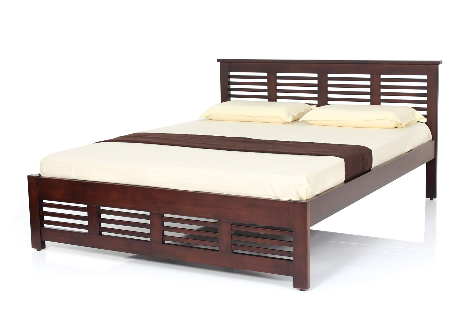 rubber wood cot